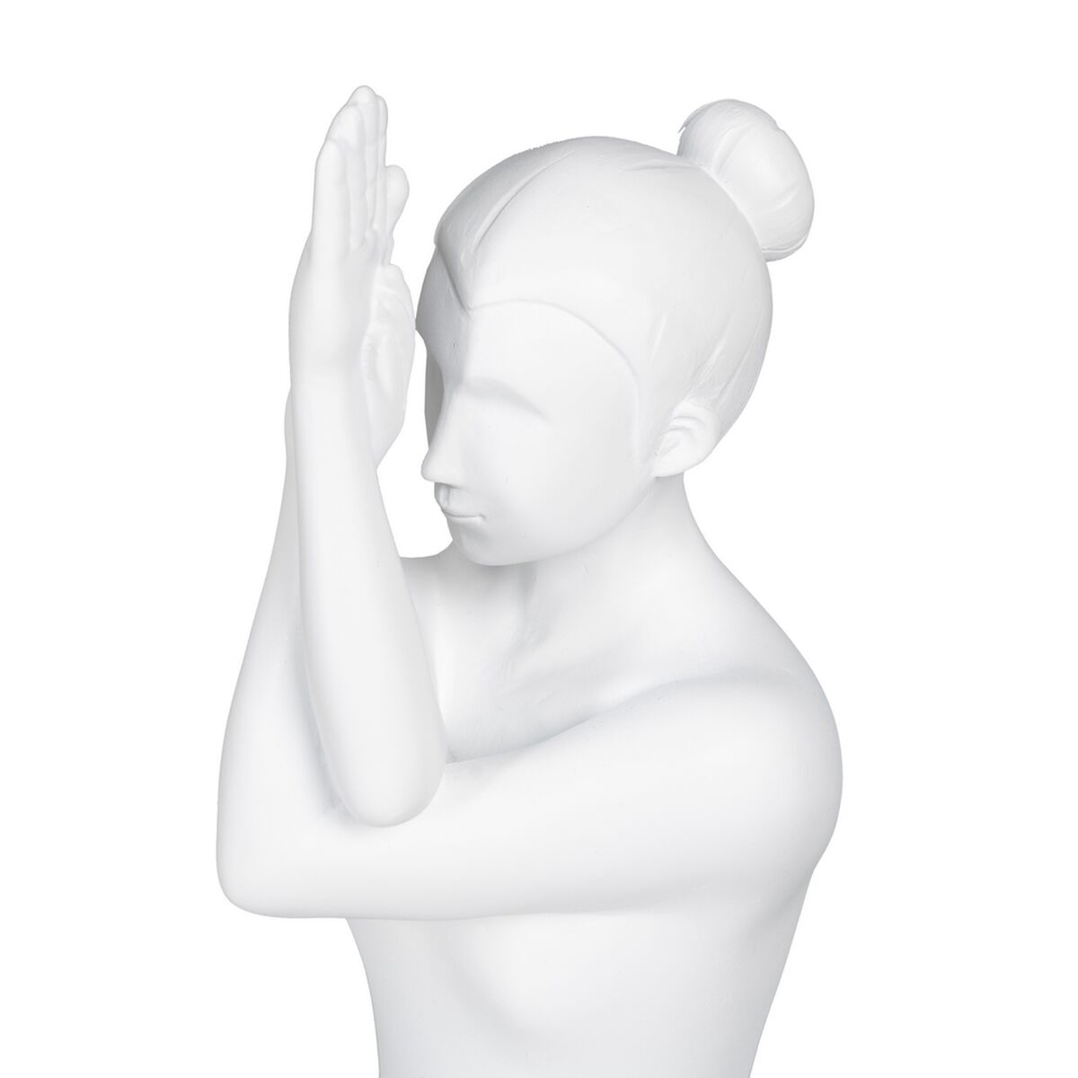 Dekorativ figur Hvid 18 x 13 x 24 cm